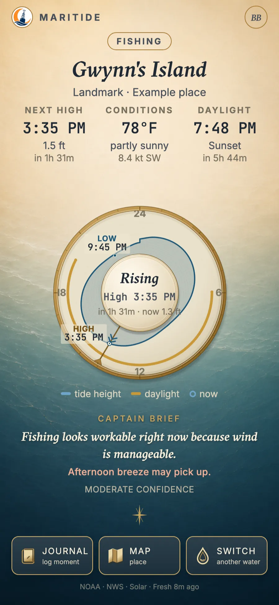 Tide Dial Home representative preview